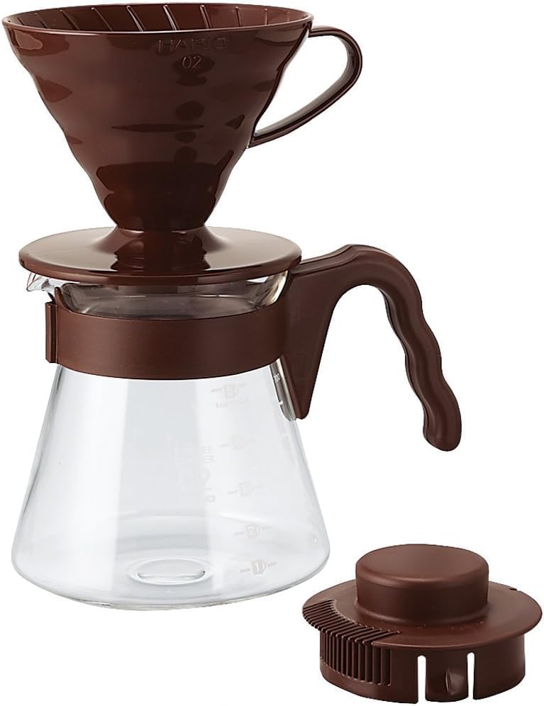 Hario V60 Pour Over Coffee Starter Set, Size 02, Brown - Image 2