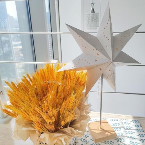 24.8" 7-Point Star Origami Paper Table Lamp - Image 4