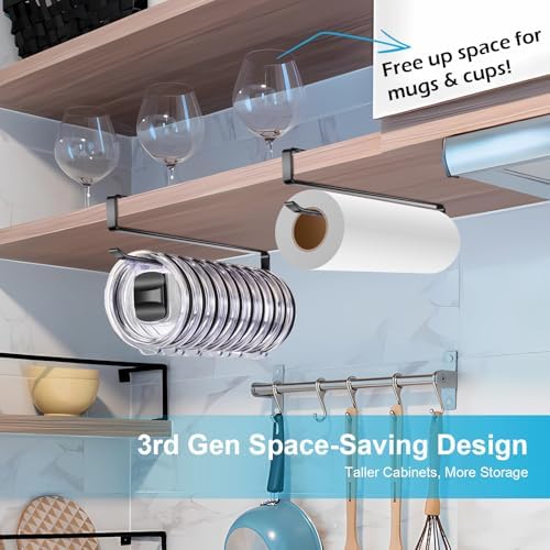 2 Pack Tumbler Lid Organizer for Corner Cabinets, Holds 24 Lids, Black - Image 3