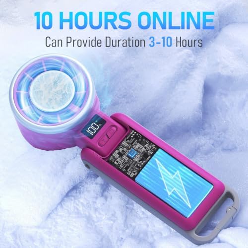 PlayHot Portable Handheld Cooling Fan, Travel Essentials, Gifts for Women - Image 5
