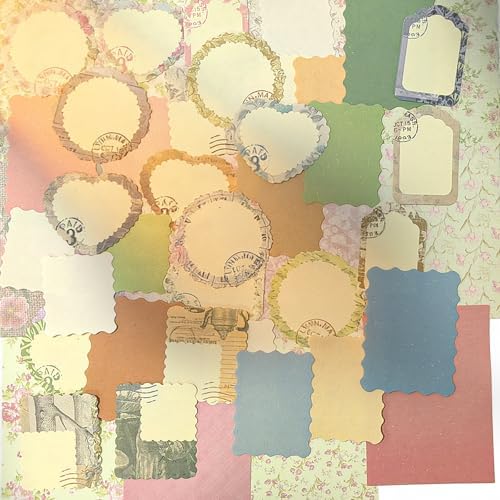 250Pcs Vintage Journal Supplies Kit,Scrapbook Papers Stickers - Image 3