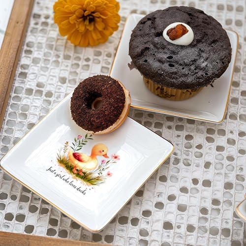 Duck Jewelry Ring Holder Dish Tray, Gifts For Women Teens Girls, Duck Lovers Themed Stuff Things Decor Merch Home Room Ring Earrings Necklace Organizer Holder! - Image 6