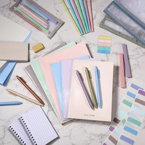 Colarr 54 Pcs Aesthetic College School Supplies Back to School Set,Morandi - Image 4