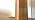 18in Farmhouse Traditional Natural Brown Solid Wood Base Table Lamp with Beige Fabric Shade for Bedroom Living Room - Image 7