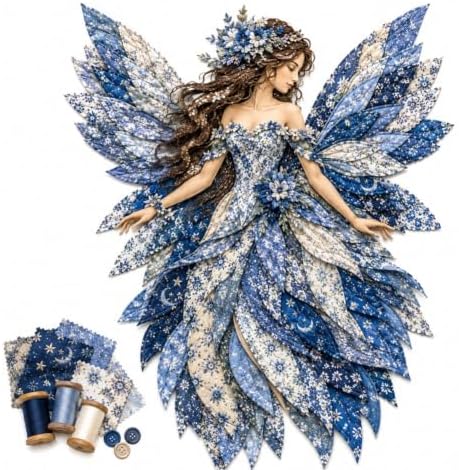 JMHKKUJ Fairy Patchwork DIY Kit, DIY Flower Fairies Patchwork by Unknown