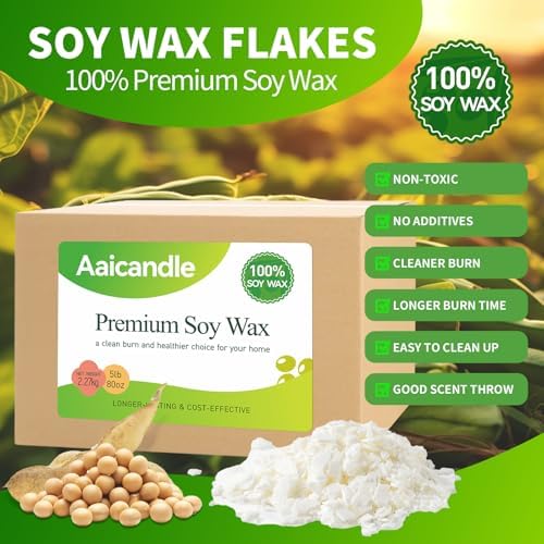 Aaicandle Soy Wax Flakes for Candle Making 5 lb, 100% Soy Wax - Image 2