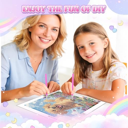 GHHKUD Dog Flowers Diamond Art Painting Kits for Adults with Frame, Diamond Art Animals Crafts for Ages 4-6-8-12, Easy to DIY Gem Painting Gifts Home Wall Decor 15x15cm (Beautiful Packages) - Image 3