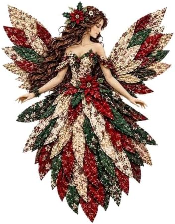 Fairy Patchwork DIY Kit, Layer Fabric Art Wall Decor for Beginner (Style C) by Unknown