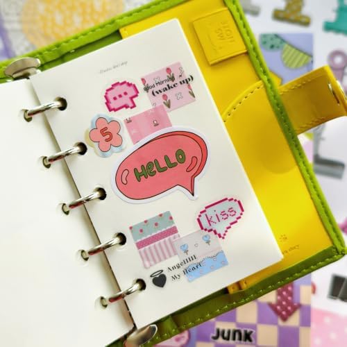 PRSTINCOL Vintage Sticker Book 42 Pages 800 Plus Stickers Mixed Designs - Image 5