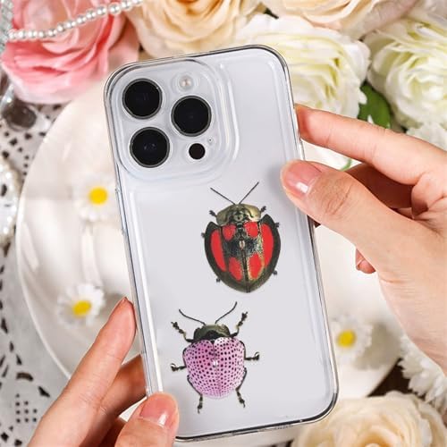 50PCS Cartoon Insects Stickers Aesthetic PET Transparent Insect Decal Waterproof Decorative Decals for Scrapbook DIY Crafts Album Bullet Journal Planner Water Bottles Laptop Phone (Insect) - Image 4
