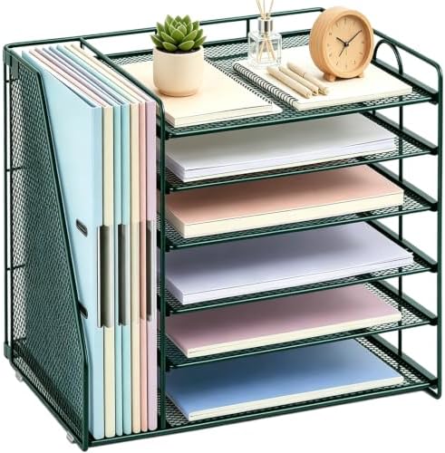 gianotter 6-Tier Paper Organizer With Magazine Holder by gianotter
