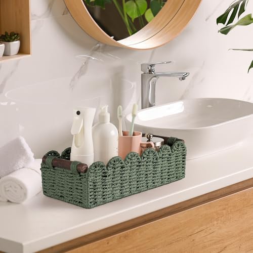 Bathroom Decor Basket for Toilet Paper Storage Baskets For Organizing - Image 4