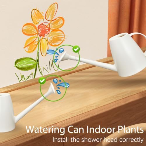 60 oz Watering Can, Watering Can Indoor Plants, Long Spout Small Water can - Image 6