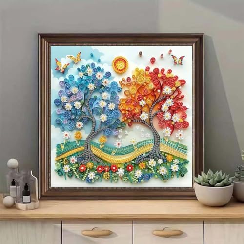 Diamond Art Kits for Adults,Tree of Life Diamond Painting Kits 12 x 12 inch - Image 2