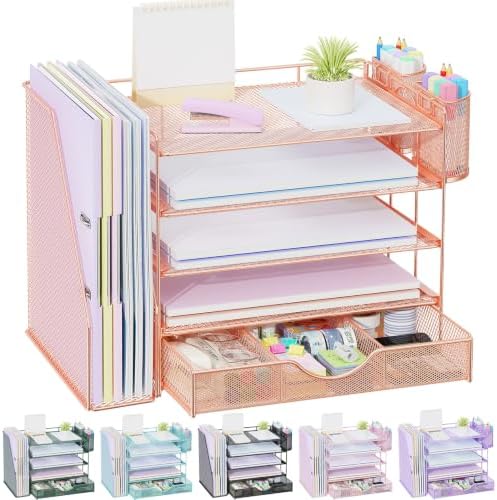 gianotter 5-Tier Desk Organizer with Drawers and File Holders by gianotter
