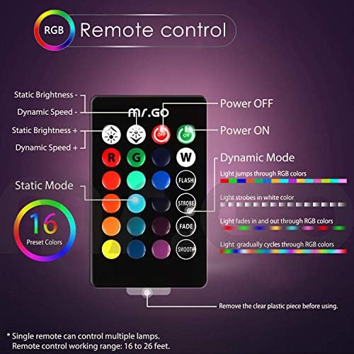 Mr.Go 8-inch Ultra-Fun LED Glowing Ball Light w/Remote, RGB Color Changing Globe Mood Lamp, 16 Colors 8 Brightness 4 Lighting Modes, Waterproof, Rechargeable & AC Adapter Power, Stunning Light Orb - Image 6