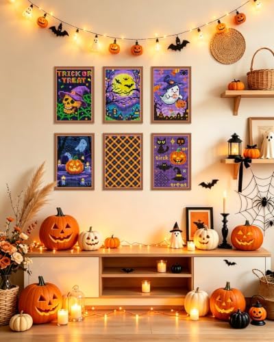 forever young Halloween Small Diamond Art Kits, 5x7 Inch Canvas - Image 5