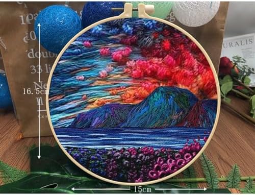Craft Set for DIY Art Relaxation(Flower Forest and Sea Mountain) - Image 5