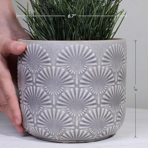 Modern Ceramic Pots for Plants, 6.7" Nordic Planters for Indoor Plants - Image 6