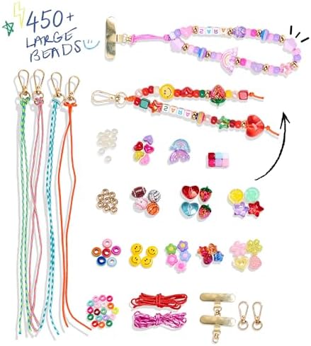 RepaTime DIY Beaded Bag Charm Kit for Women with Keychain Supplies - Image 2