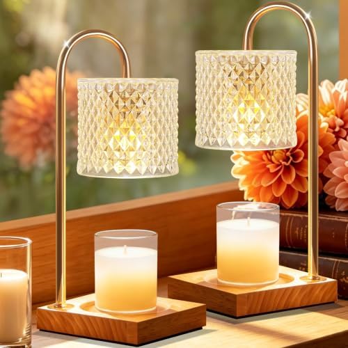 TigQiang 2 Pack Candle Warmer Lamp, Gifts for Women Mom House Warming Clear by TigQiang-PremiumLighting