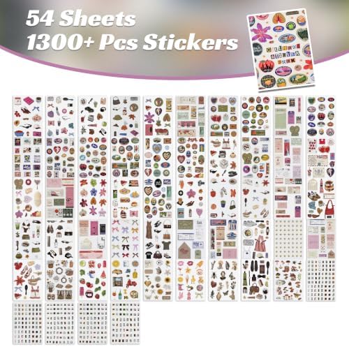 Girlhood Sticker Book, Y2K Aesthetic Cute Korean Stickers for Journaling - Image 5