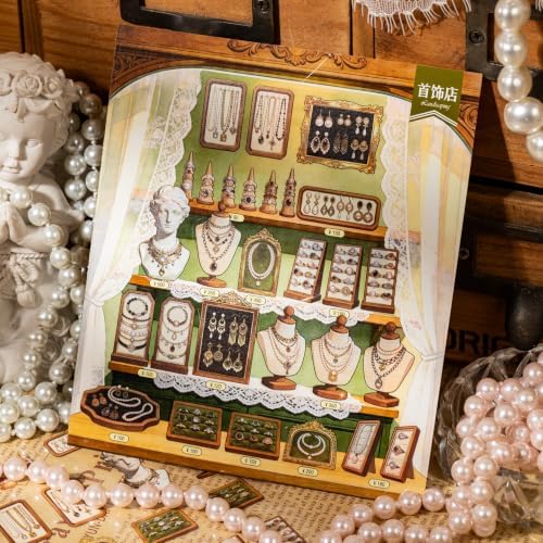 3D Sticker Scene for Adults, Vintage Scene Sticker Book for Therapy - Image 6