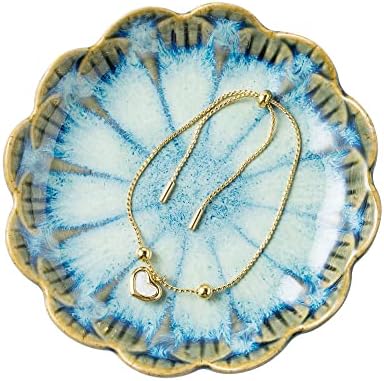 BEUNAIZER Jewelry Dish Tray, Ring Dish, Ceramic Trinket Tray, Key Bowl by BEUNAIZER