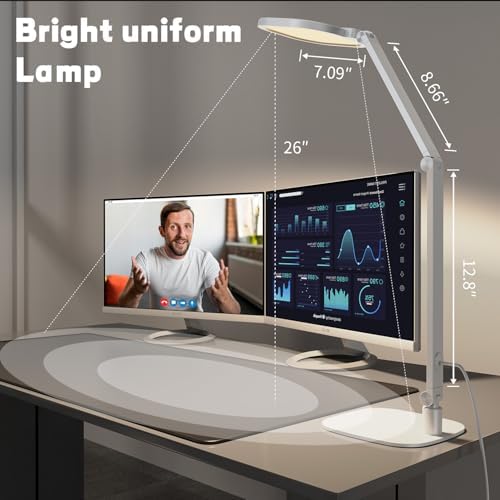 LitONES LED Desk Lamp for Home Office, Soft Edge-lit Design - Modern Style - Image 6