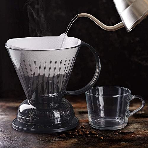 Clever Coffee Dripper | Large 18 oz | Cloud | BPA-Free | 100 Filters - Image 6