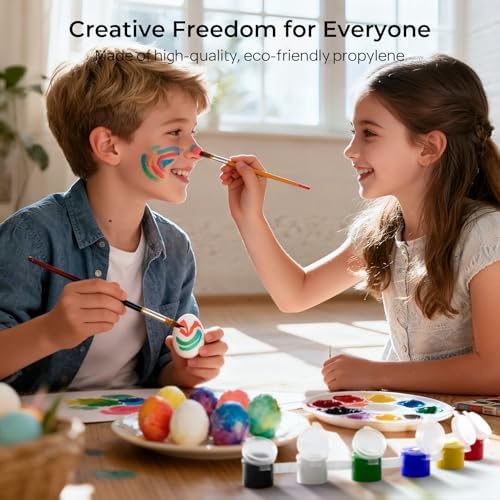 Nicpro 20 Pack Mini Acrylic Paint Set,12 Colors Acrylic Paints Strips - Image 2