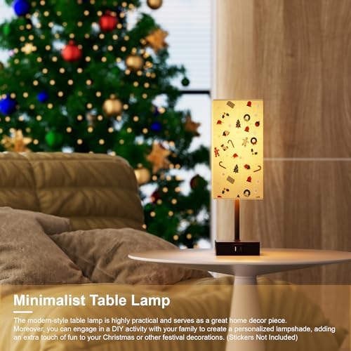 Touch Bedside Table Lamp for Bedroom, 14-Inch, Beige, Set of 2 - Image 4