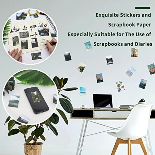 Daoeny Elegant Style 450 Pieces Washi Sticker Set, 9 Theme Scrapbooking Decals for DIY Arts and Crafts, Wall Decoration - Image 6
