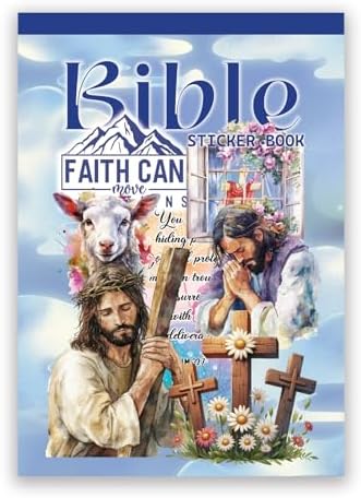Inspirational Bible Verse Stickers Book, 28 Pages 353 Pcs Religious Scripture Stickers for Women and Adults Bible Journaling and Water Bottle by EverydayMomentsIntoCreative