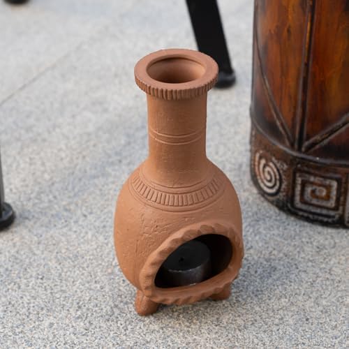Mexican Style Terracotta Palo Santo Holder,Handmade Chiminea Incense Dish - Image 4