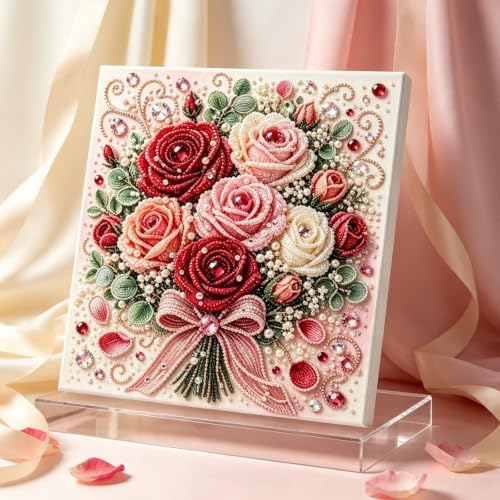 DIY Pearl Art Kit for Adults (Roses) - Image 4