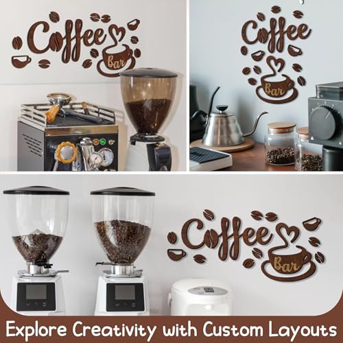 Coffee Bar Signs for Wall Decor, Vintage Coffee Signs Decor for Kitchen - Image 3