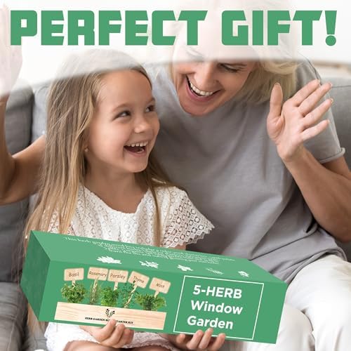 Indoor Herb Garden Starter Kit, Including A Complete Gardening Tools for Women Parents Gift - Image 6