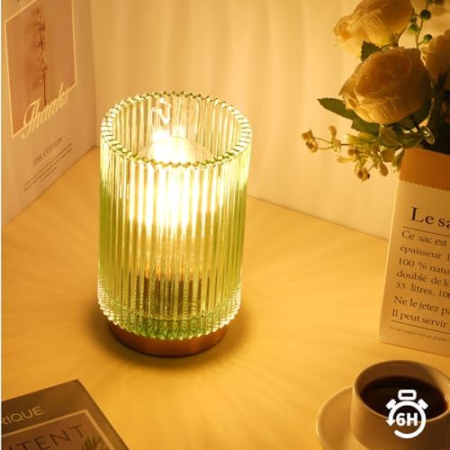 Cordless Table Lamp with Timer, Bedside Lamps with LED Warm Light - Image 4