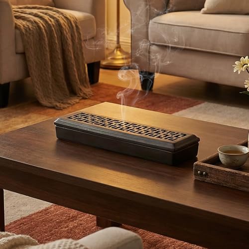CEREMONY Incense Holder for Sticks，Ceramic Insence-Stick Holder Ash Catcher，Incense Holder Timkburner for Meditation Yoga Spa Room Decor - Image 6