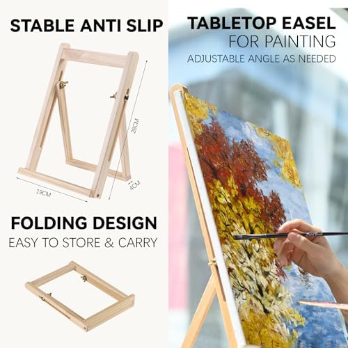 koseibal Kids Acrylic Paint Set with Canvas, Art Supplies Kits for Adults - Image 4