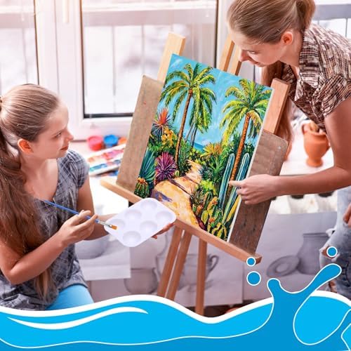 Zhanmai 12 Set Paint and Sip Kit for Adult 8''x10'', Hawaii Landscape - Image 5