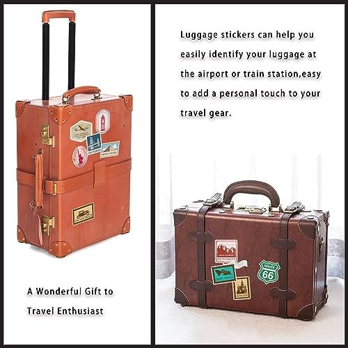 Prstincol 300 Pcs Vintage Travel Stickers Ticket Stickers for Journaling,Luggage Sticker Stub Vintage Sticker for Junk Journal Crafts Laptop Water Bottle Album Scrapbook - Image 5