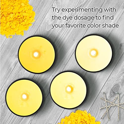 Bright Yellow Candle Dye 2 oz for Soy Candle Making – Wax Color Chips - Image 6
