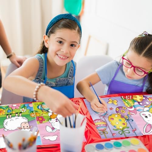 Louise Maelys Easter Pre Drawn Canvas to Paint for Kids,12 Pack - Image 4
