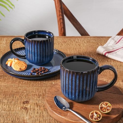 famiware Coffee Mugs Set of 6, Starlight 11 oz Mug Cups Set with Handle - Image 3