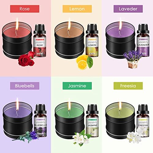Complete Candle Making Kit with Wax Melter,Candle Making Supplies,DIY Arts&Crafts Kits Gift for Beginners,Adults,Including 500w Electronic Stove,Wicks,Wax,Rich Scents,Dyes,Melting Pot,Candle tins - Image 5