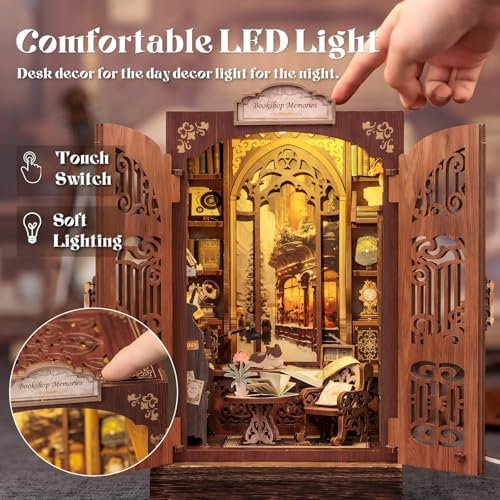 Fsolis Book Nook Kit - Booknook Bookstore (Bookshop Memory) - Image 3