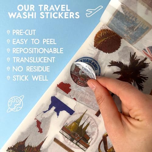 Travel Stickers for Scrapbooking & Journaling - Travel Scrapbook Supplies - Image 4