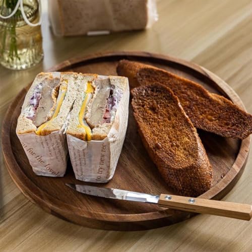 Round Charcuterie Board,Round Wood Tray, Acacia Wooden Serving Platter, Appetizer Charcuterie Board, Tray Organizer for Kitchen Table Centerpiece 12 x 12 x 0.8 inch - Image 2